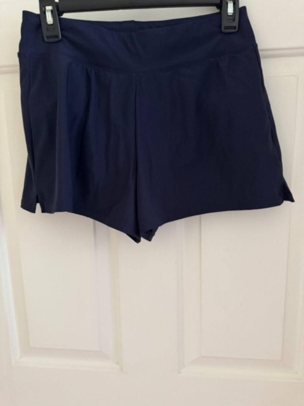 Holipick Navy Blue Swim Skirted Bikini Bottom Size 8 EUC